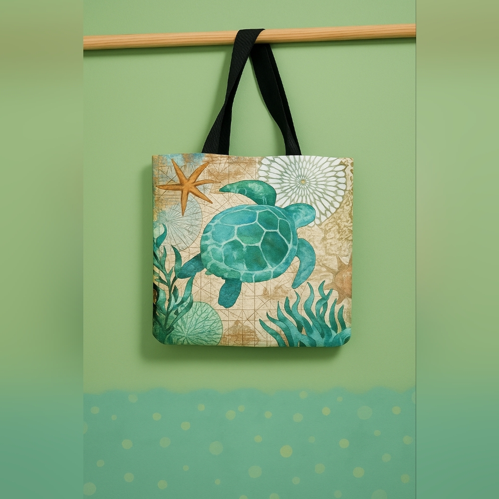 Tropical Print Tote Bag